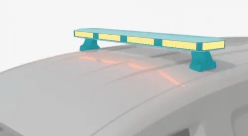 LED-bar tak