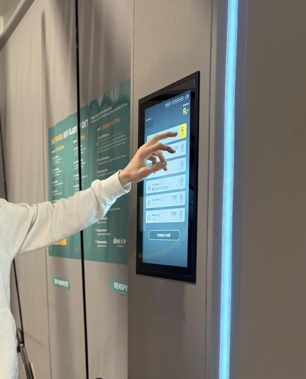 Bil med underspyling